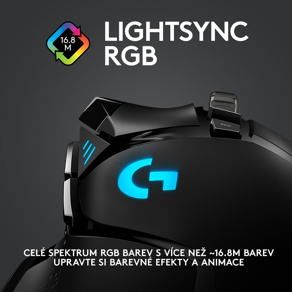 Bezdrôtová herná myš Logitech G502 Lightspeed - čierna