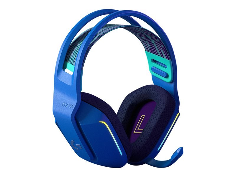 Bezdrôtová herná náhlavná súprava Logitech G733 LIGHTSPEED RGB - BLUE