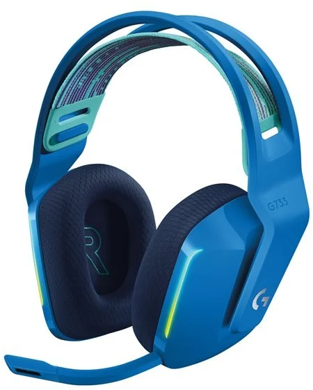 Bezdrôtová herná náhlavná súprava Logitech G733 LIGHTSPEED RGB - BLUE