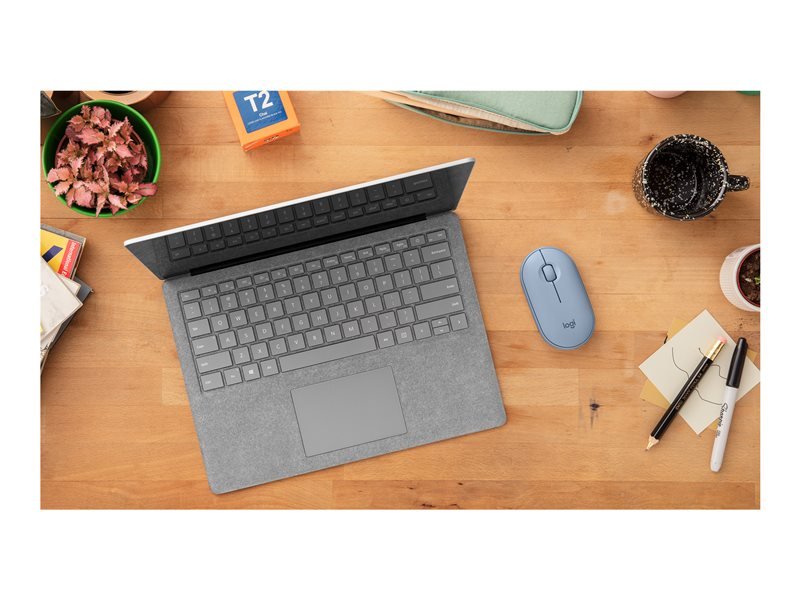 Bezdrôtová myš Logitech Pebble M350 Blueberry