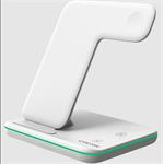 Bezdrôtová nabíjačka CANYON WS-303W,3v1,9V/2A,12V/2A,15/10/7,5/5W výstup, USB-C > USB-A, vrátane. AC adaptér, biela