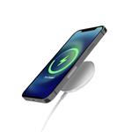 Bezdrôtová nabíjačka Epico s podporou držiaka MagSafe a adaptérom v balení - biela