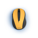 Bezdrôtová optická myš Hama MW-400 V2, ergonomická, žltá/čierna