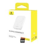 Bezdrôtová powerbanka Baseus Magnetic Mini Air 6000mAh, 20W biela