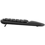 Bezdrôtové klávesy Logitech Wave Keys CZ/SK, čierne