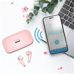 Bezdrôtové slúchadlá Bluetooth TESLA Sound EB20 (kvetinovo ružová)