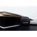 Bezdrôtové slúchadlá CANYON TWS8B Bluetooth s mikrofónom, čierne