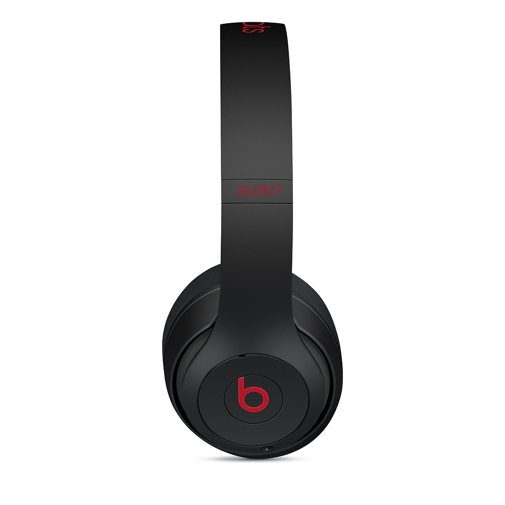 Bezdrôtové slúchadlá na uši Beats Studio3 - kolekcia Beats Decade - Defiant Black-Red