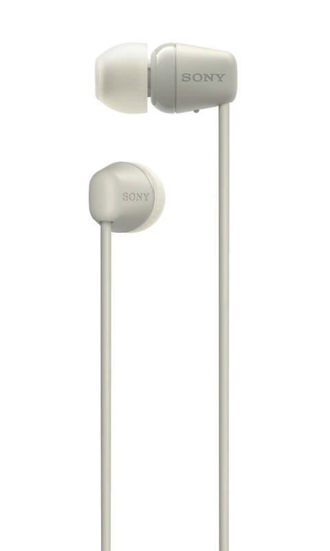 Bezdrôtové slúchadlá Sony WI-C100, sivé