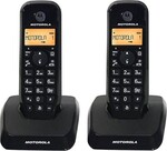 Bezdrôtový telefón Motorola S1202 Duo Black HandsFree - podsvietený displej