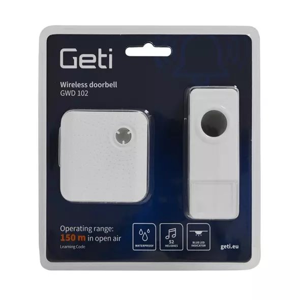 Bezdrôtový zvonček Geti GWD 102 mini