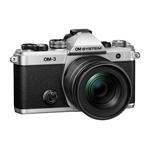 Bezzrkadlovka OM System OM-3 strieborná + objektív M.Zuiko ED 12-45mm PRO