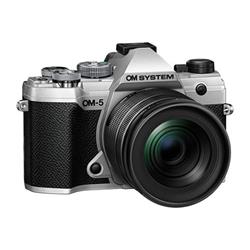 Bezzrkadlovka OM System OM-5 strieborná + objektív M.Zuiko Digital 12-45mm F4 PRO