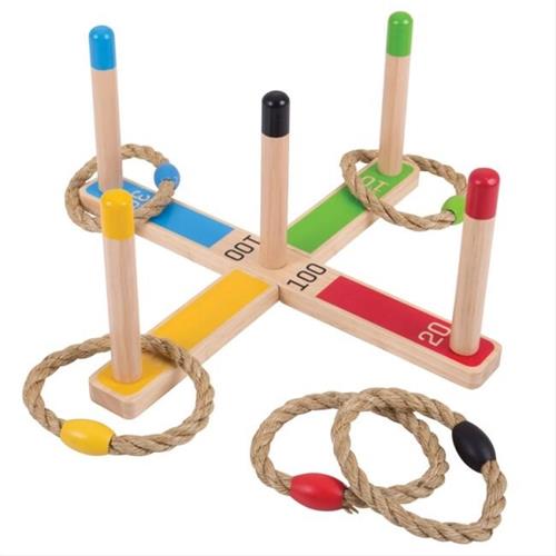 Bigjigs Toys Hádzanie kruhov BJ556