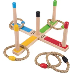 Bigjigs Toys Hádzanie kruhov BJ556