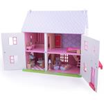 Bigjigs Toys Ružový domček pre bábiky JT101