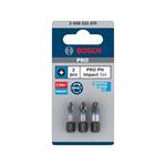 Bity BOSCH PRO PH Impact, PH1 × 25, PH2 × 25, PH3 × 25 mm, 3 ks (2.608.522.470)