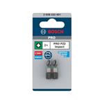 Bity BOSCH PRO Pozidriv Impact, PZ2, 25 mm, 2 ks (2.608.522.401)