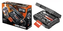 Black&Decker A7142 Nářadí sada, 31-dílná sada, velká ruční račna, sada gola klíčů