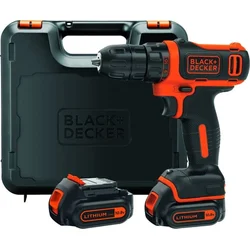 Black&Decker BDCDD12KB, 2x batéria, puzdro