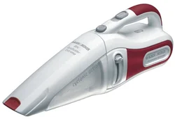 Black&Decker DV9605N Vysavač AKU, 9.6V, 13 minut provozu, nádoba 0.7l, dvojitý filtrační systém, příslušenství