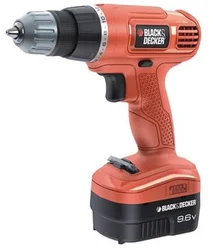 Black&Decker EPC96CA Vrtačka Aku, 9.6V, 750ot/min, 10.4Nm, pravý i levý chod, sklíčidlo keyless