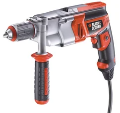 Black&Decker KR8532K Vrtačka příklepová, 850W, 3000ot/min, vrtání do zdi 16mm, nastav. otáčky