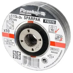 Black&Decker X32775 Kotouč řezný, sada, 10 ks, na kov - 115 mm