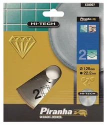 Black&Decker X38007 Kotouč řezný, diamantový, 125 mm - keramika, mramor - jemné řezy
