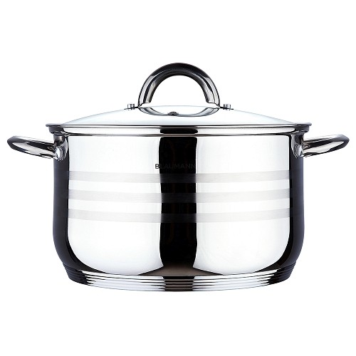 BLAUMANN Nerezový kastról s pokrievkou 26 cm Gourmet Line BL-1022
