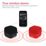Bluetooth reproduktor Swissten Music Cube, čierny