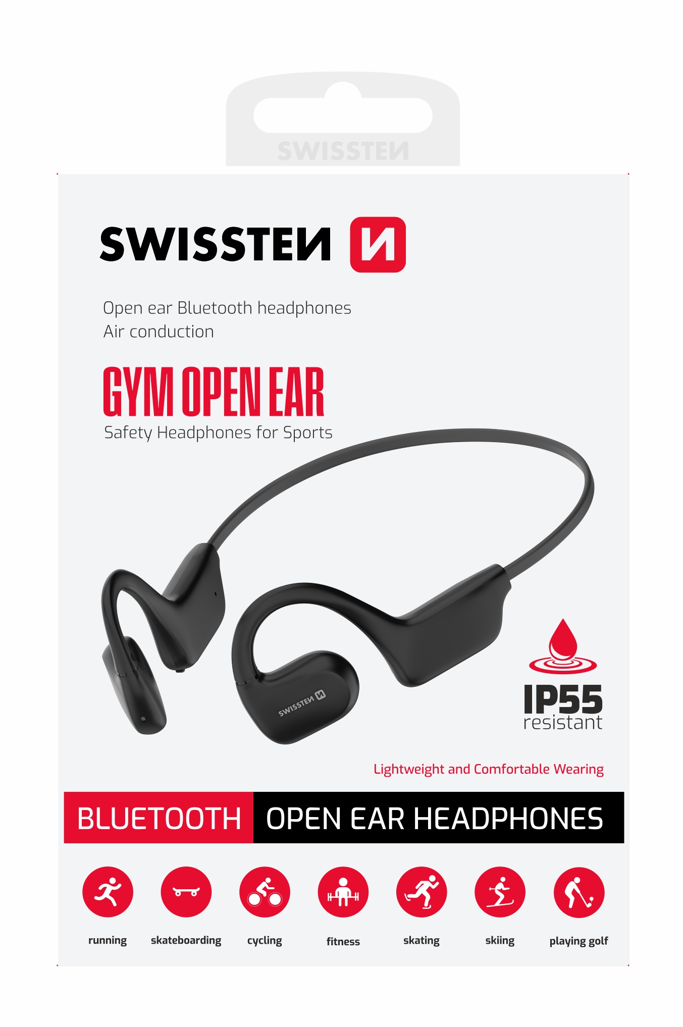 Bluetooth slúchadlá Swissten typu Open Ear