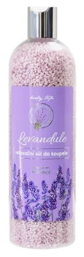 Body Tip PREMIUM Relaxační sůl do koupele levandule 500g