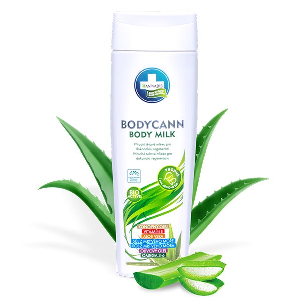BODYCANN Prírodné telové mlieko pre citlivú pokožku 250ml