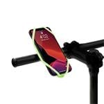 BONE Bike Tie 4 – Luminous Green, držiak na bicykel pre mobil s uhlopriečkou 4,7–7,2"