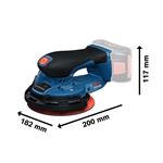 BOSCH Akumulátorová excentrická bruska GEX 18V-150-3 + L-BOXX (0.601.372.903)