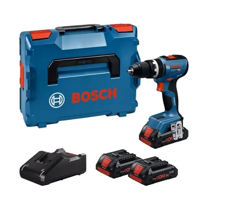 BOSCH Akumulátorový příklepový vrtací šroubovák GSB 18V-65 (0.601.9N3.306)