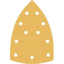 BOSCH brúsny papier EXPERT C470 s 11 otvormi pre multifunkčné píly 102 × 62 mm, 93 mm, G 80, 10 ks (2.608.900.887)