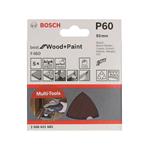 BOSCH brúsny papier PRO F460, 93 × 93 mm, G60, 5 ks (2.608.621.685)