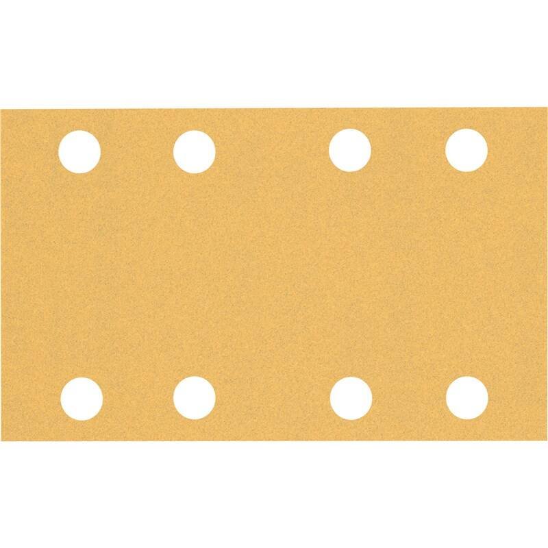 BOSCH Brusný papír EXPERT C470 s 8 otvory pro vibrační brusky 80 × 133 mm, G 120, 10 ks (2.608.900.881)