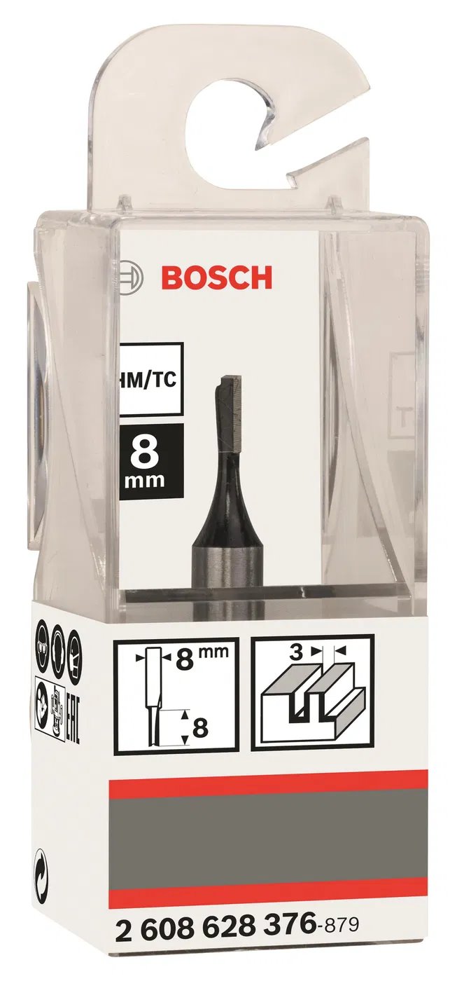 BOSCH Drážkovací nôž, 8 mm, D1 3 mm, L 8 mm, G 51 mm (2.608.628.376