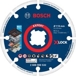 BOSCH EXPERT Diamantový kovový kotúč X-LOCK 115 × 22,23 mm (2.608.900.532)