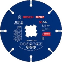 BOSCH EXPERT karbidový multifunkčný kotúč X-LOCK 125 mm, 22,23 mm (2.608.902.375)