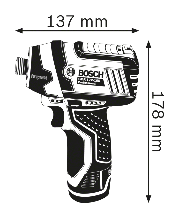 Bosch GDR 12V-105 Professional (0.601.9A6.901)