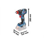 Bosch GDX 18V-200 C Professional, bez akumulátora (0.601.9G4.204)