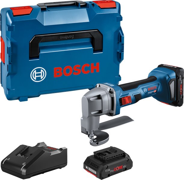 BOSCH GSC 18V-16 E Profesionálne nožnice na kov L-BOXX (0.601.926.301)