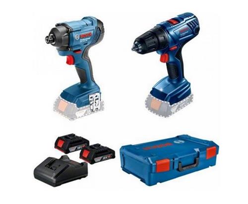 Bosch GSR 180-LI + GDR 18V-160 + 2x2,0Ah Profesionálna sada skrutkovačov so skrutkovačom