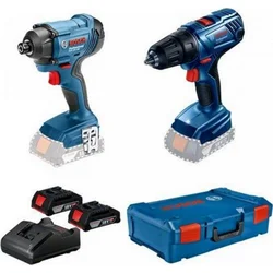 Bosch GSR 180-LI + GDR 18V-160 + 2x2,0Ah Profesionálna sada skrutkovačov so skrutkovačom