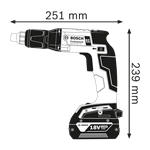 Bosch GSR 18V-EC TE + MA55 Professional Akumulátorový sádrokartonářský šroubovák