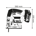 Bosch GST 18 V-LI B Professional (0.601.5A6.100)